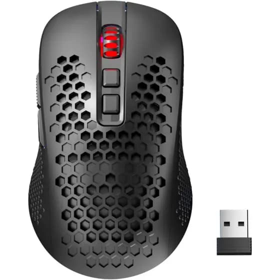 Mouse Gamer Redragon Hana Rgb Preto Sensor Paw3104 7200 Dpi Preto