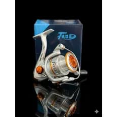 Molinete Giratório de Pesca linha de metal Carretel Liso Acessível com Corpo de Grafite