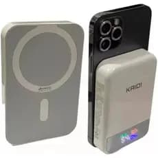 Carregador Por Indução Portatil Power Bank Magnético 10.000 Mah