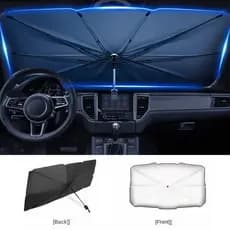 Painel Quebra Sol Para Brisa Carro Protetor Solar Guarda Chuva