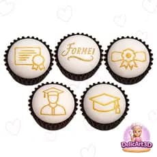 Kit 5 Carimbos Para Brigadeiro – Formatura – Carimbo para Doces e Confeitaria