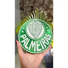 Emblema de decoração para porta de Quarto time de futebol em 3D