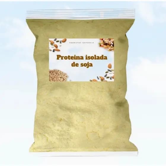 Proteína de soja isolada pacote 500g proteína 18 gramas de proteína por porção fitness wheyprotein