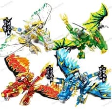 Ninja GO Dragão pequenos Blocos de montar Construção Action Figure brinquedo presente para crianças