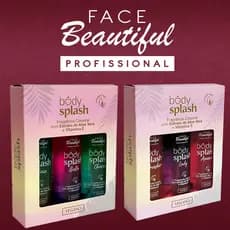 Kit 3 Body Splash Face Beautiful Dois Modelos Vegano
