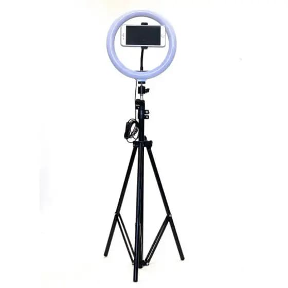 Ilumine Seu Conteúdo com Perfeição - Ring Light 10” Profissional