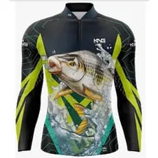 Camisa Camiseta Pesca King Brasil NOVA Kff305 Proteção Uv  Piapara - LANÇAMENTO