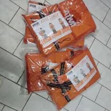 kit com 4 Coletes sendo 2 tamanho G + 2 tamanho GG Salva Vidas Homologado Classe 3 Ativa