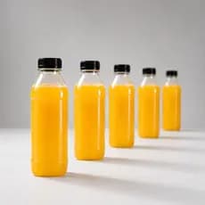 Garafas PET pra Suco 200ml / 300ml / 500ml Garrafinha com Tampa Caldo de Cana Envio Imediato