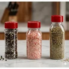 KIT Potes 120ml, 200ml ou 300ml  + Etiquetas 3D de Tempero para Cozinha Envio Imediato