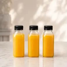 Garafas PET pra Suco 200ml / 300ml / 500ml Garrafinha com Tampa Caldo de Cana Envio Imediato