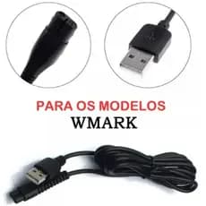 Cabo USB para carregar Maquina de Cortar Cabelo Wmark ng 308