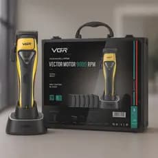 Máquina de cortar cabelo profissional Vgr V015 Motor Vector 9000