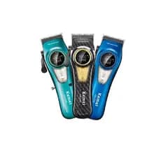 Maquina de Cortar Cabelo Profissional Kemei KM 2242 com base 9000RPM
