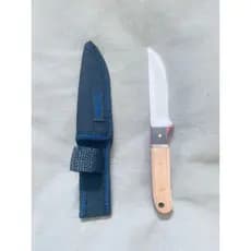 Faca Pequena D95 Churrasco Profissional FullTang Cabo Madeira