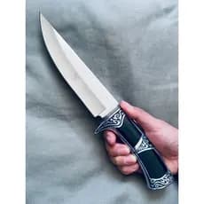 Faca De Pesca Churrasco Luxo Fulltang Inox G41 Kim