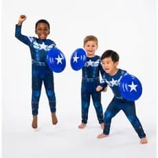 Fantasia Capitão América Infantil Original Rubies Escudo Vingadores Marvel