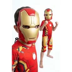 Fantasia com Mascara Homem de Ferro Oficial marvel