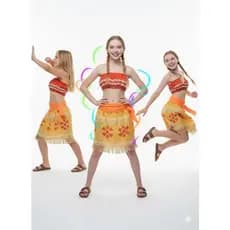 Fantasia Moana Menina Completa com Colar – Roupa Princesa Infantil