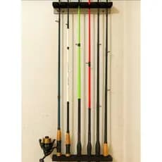 Suporte Organizador de Parede Para Guardar Armazenar 6 Varas De Pesca Stick Rack - Para 6 Varas vara