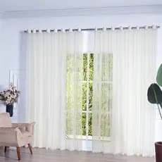 Cortina Voil Bella Sala Quarto 3,00m X 2,70m para Casa Sala Quarto Infantil e Adulto Voal Transparente