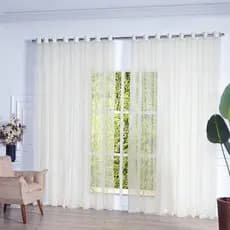Cortina Voil Bella Sala Ou Quarto 6,00mts X 2,70mts Voal Tecido Suave Transparente Macio Liso