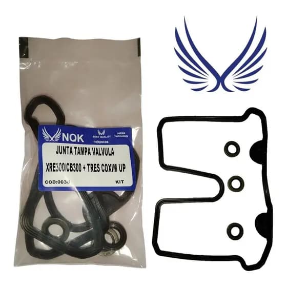 Kit Junta (guarnição) Tampa Válvula + 3 Coxim Xre 300 Cb 300