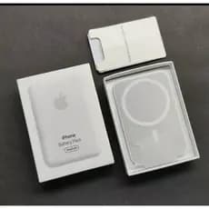 Carregador Portátil Indução para iPhone/Android Magsafe Apple Sem fio Bateria Carga 5000mAh
