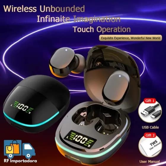 Fone De Ouvido Bluetooth Gaming G9S Sem Fio Com Microfone Som Estéreo