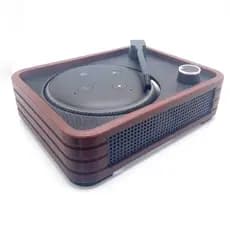 Suporte Alexa Echo Dot 3 Toca-disco Vintage Retrô Decorativo