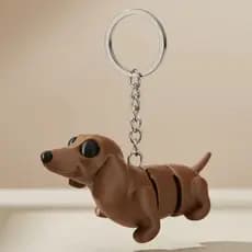 Chaveiro Cachorro Mini Salsicha Articulado