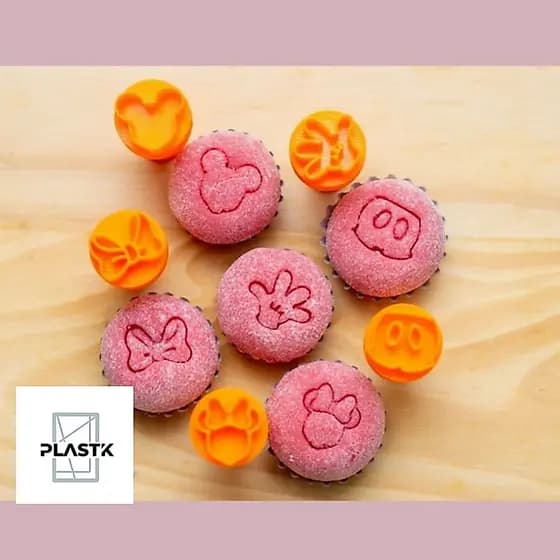 Carimbos para Docinhos Brigadeiros - Mickey e Minnie