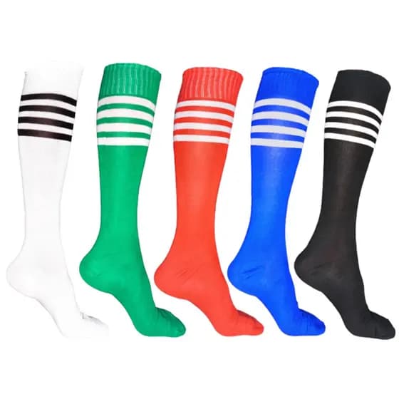1 Meião de futebol futsal soccer adulto profissional longo varias cores