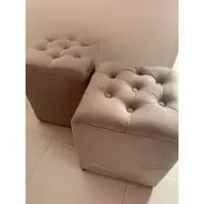 Puffe puff banqueta banco base acento elegance para sala, quarto e cozinha