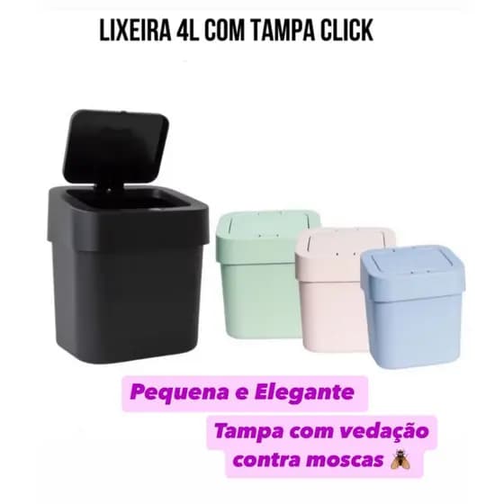 Lixeira para cozinha, lixeira para banheiro