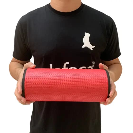 Rolo Massagem Liberação Miofascial 30x12cm DF1072 Vermelho Dafoca Sports