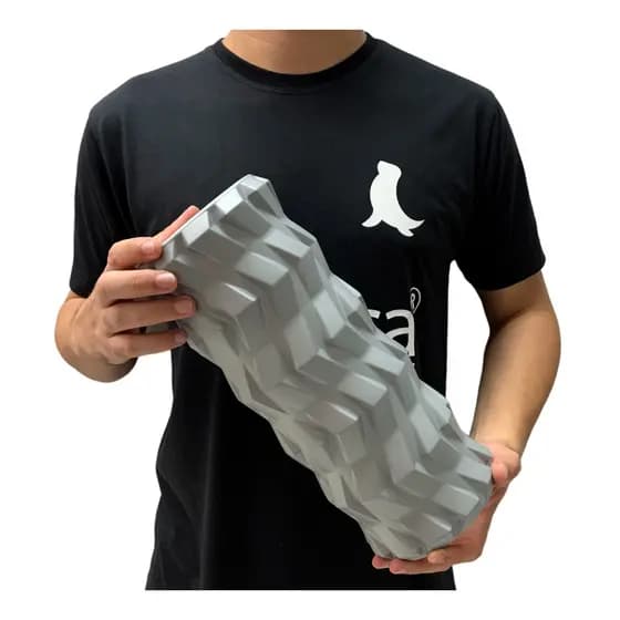 Foam Roller Rolo de Liberacao Miofascial Vollo VP1044 Cinza