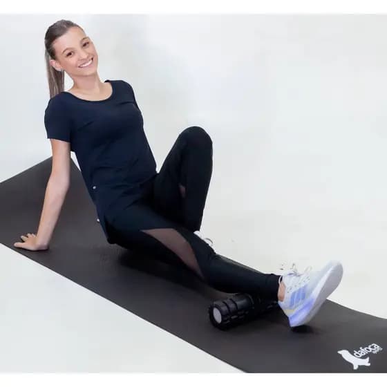 Rolo de Liberação Miofascial Pilates 30x8cm Azul Liftness Dafoca Sports