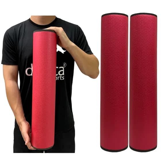 Kit 2 Rolos Massagem Liberação Miofascial 60x12cm DF1074 Vermelho Dafoca Sports