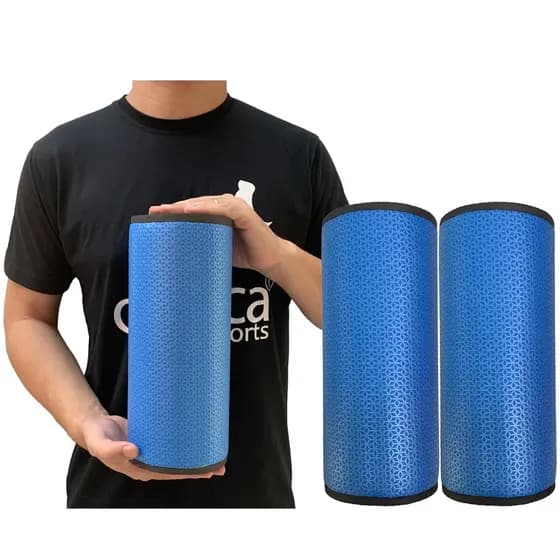 Kit 2 Rolos Massagem Liberação Miofascial 30x12cm DF1076 Azul Royal Dafoca Sports