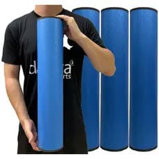 Kit 3 Rolos Massagem Liberação Miofascial 60x12cm DF1078  Azul Royal Dafoca Sports