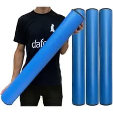Kit 3 Rolos Massagem Liberação Miofascial 90x12cm DF1079 Azul Royal Dafoca Sports