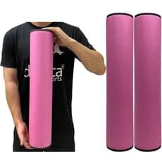 Kit 2 Rolos Massagem Liberação Miofascial 60x12cm Rosa DF1066 Dafoca Sports