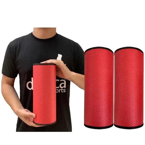 Kit 2 Rolos Massagem Liberação Miofascial 30x12cm DF1072 Vermelho Dafoca Sports
