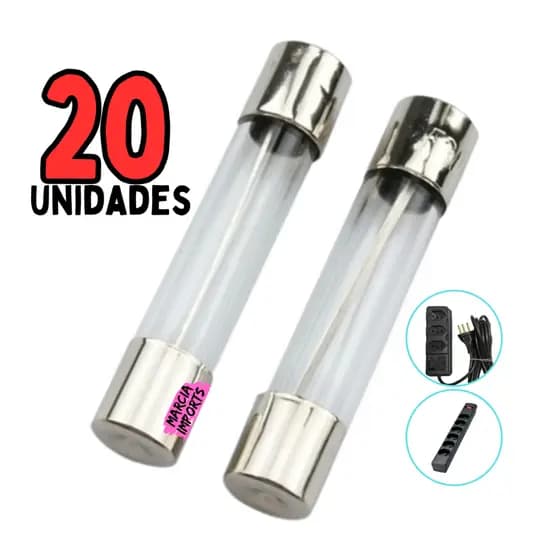 fusível para filtro de linha ou outros produtos Com 5, 10 e 20 unidades Disponivel