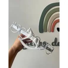 Somente Dossel Cavalinho  Branco Sem Mosquiteiro
