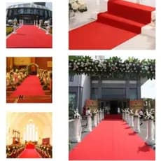 Passadeira Carpete 3x1 Metros Tapete Vermelho Igreja Casamento Festas