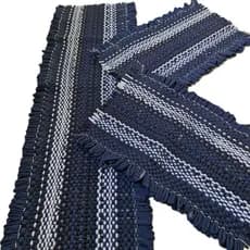Kit Tapete Cozinha 3 Peças Passadeira 120x35 Trançado Reforçado