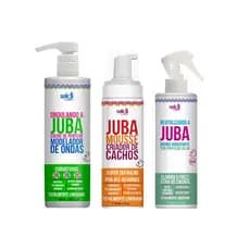 Kit Juba Bruma Hidratante Mousse Criador Cachos & Creme De Pentear