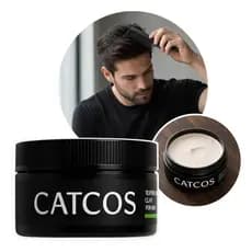 Cera Catcos For Men Styling Clay Acabamento Matte Cabelo E Barba 80g